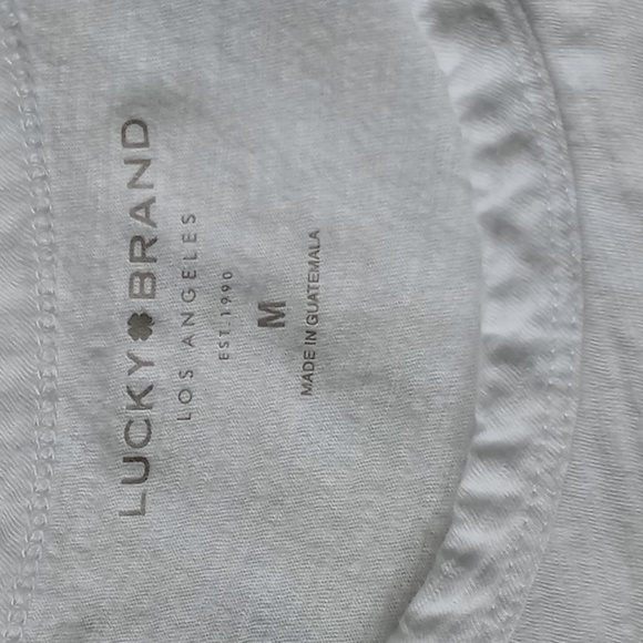 Lucky Brand Women's White Tank Top With Flamingos Size Medium - Picture 9 of 10